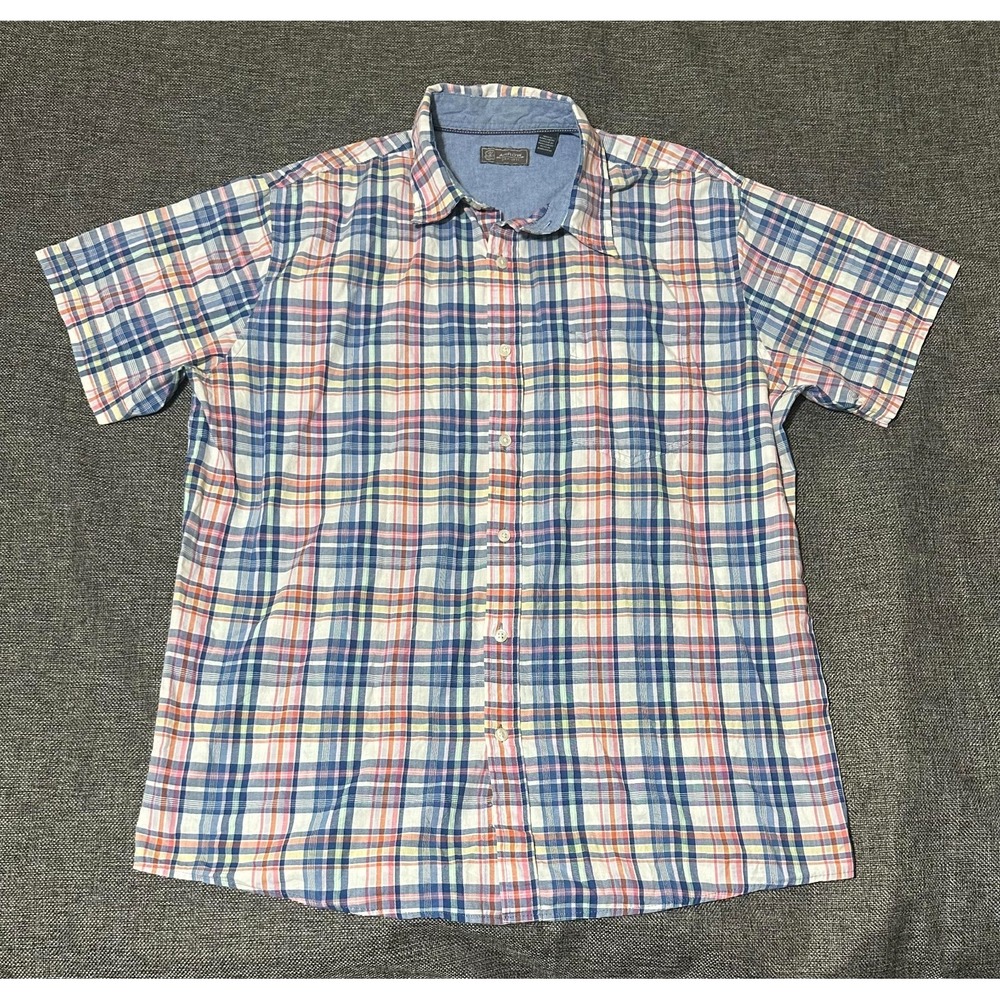 Arrow Men's L Plaid Short Sleeve Shirt‎